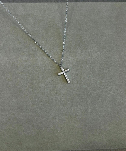 Faith Silver Necklace