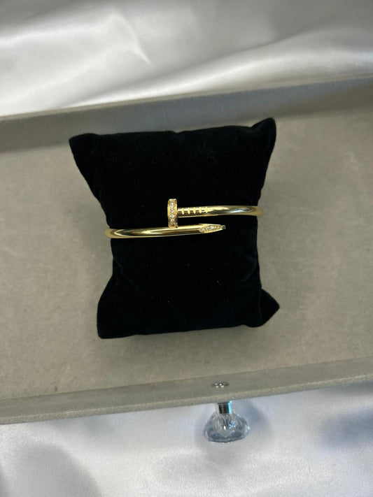 Gold Nail Bracelet